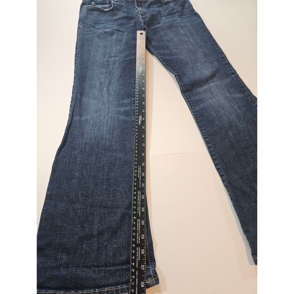 Abercrombie & Fitch Bootcut Jeans Womens 6S Dark Blue Stretch - Picture 5 of 6